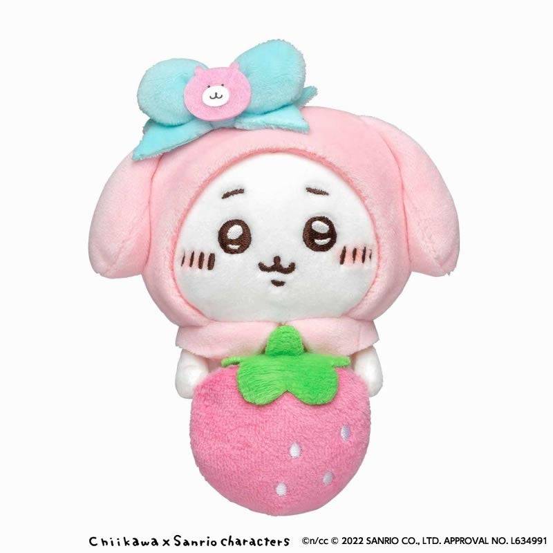 ちいかわ サンリオ コラボ マイメロディ ぬいぐるみS ラバーマスコット