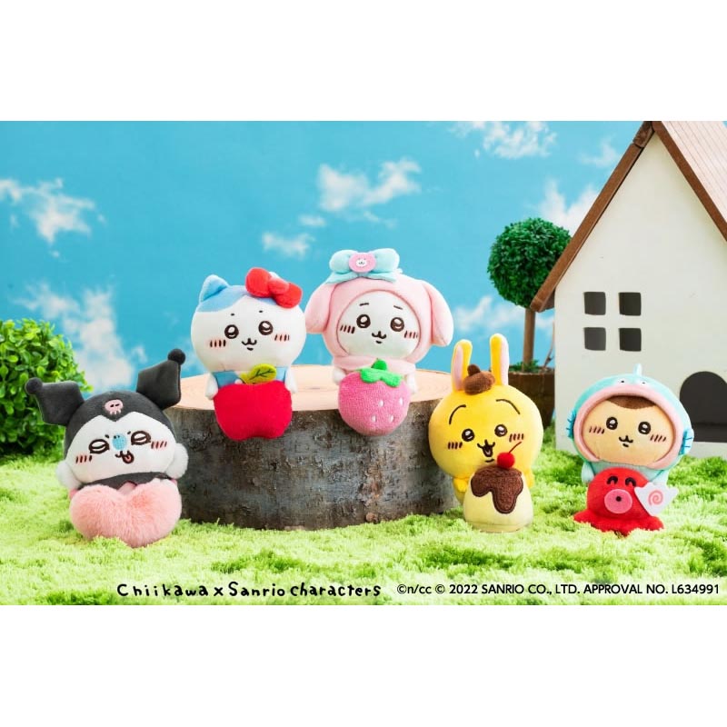 ちいかわ×サンリオ ぬいぐるみS うさぎポムポムプリン Amazon.co.jp