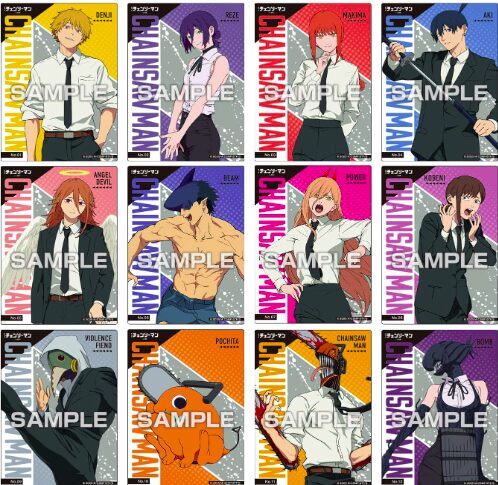 新品 チェンソーマン 箔押しイラストカードコレクション レゼ デンジ