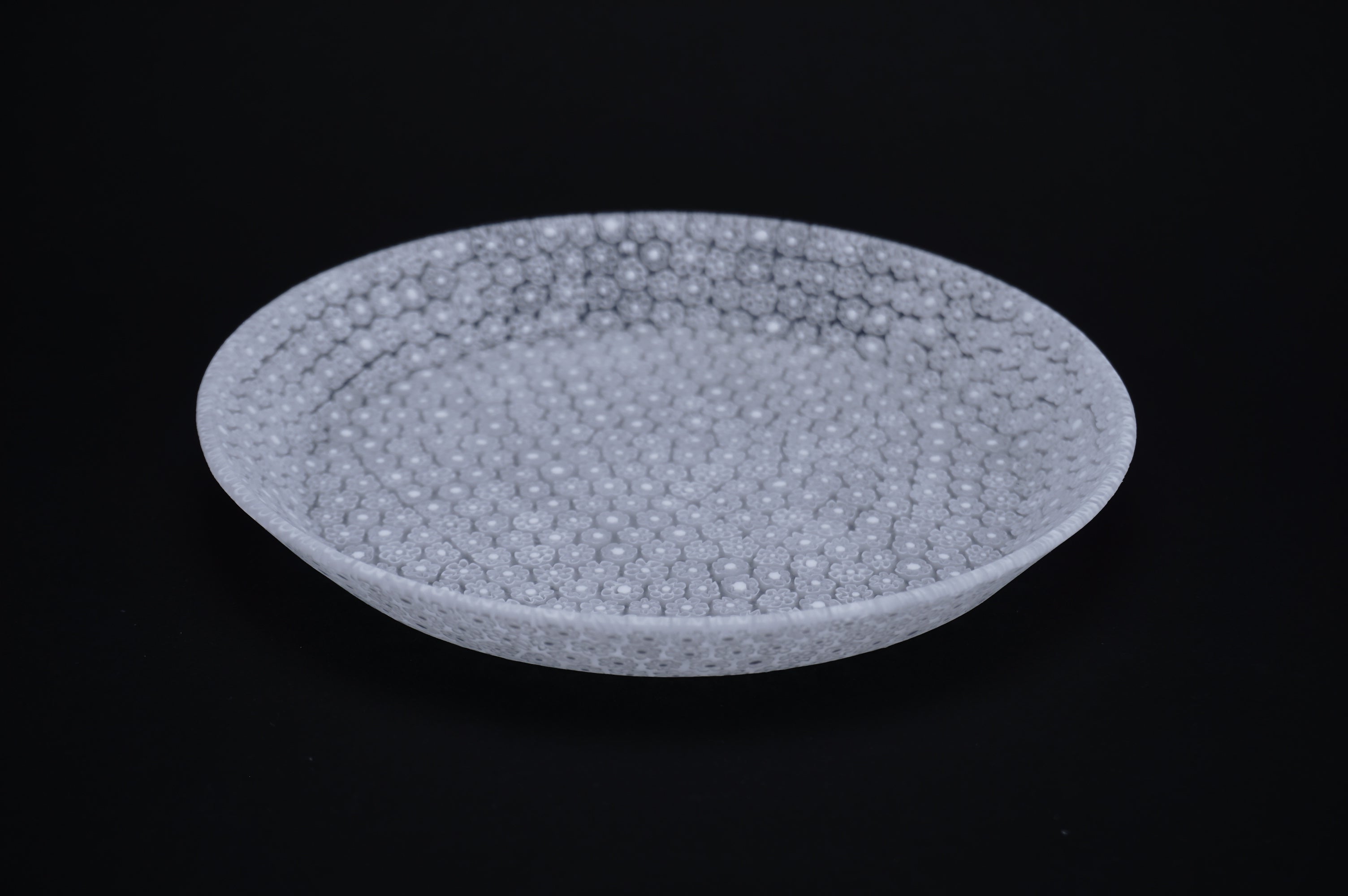 ムラーノガラス（ベネチアングラス）／Ercole Moretti 中皿「ブーケ