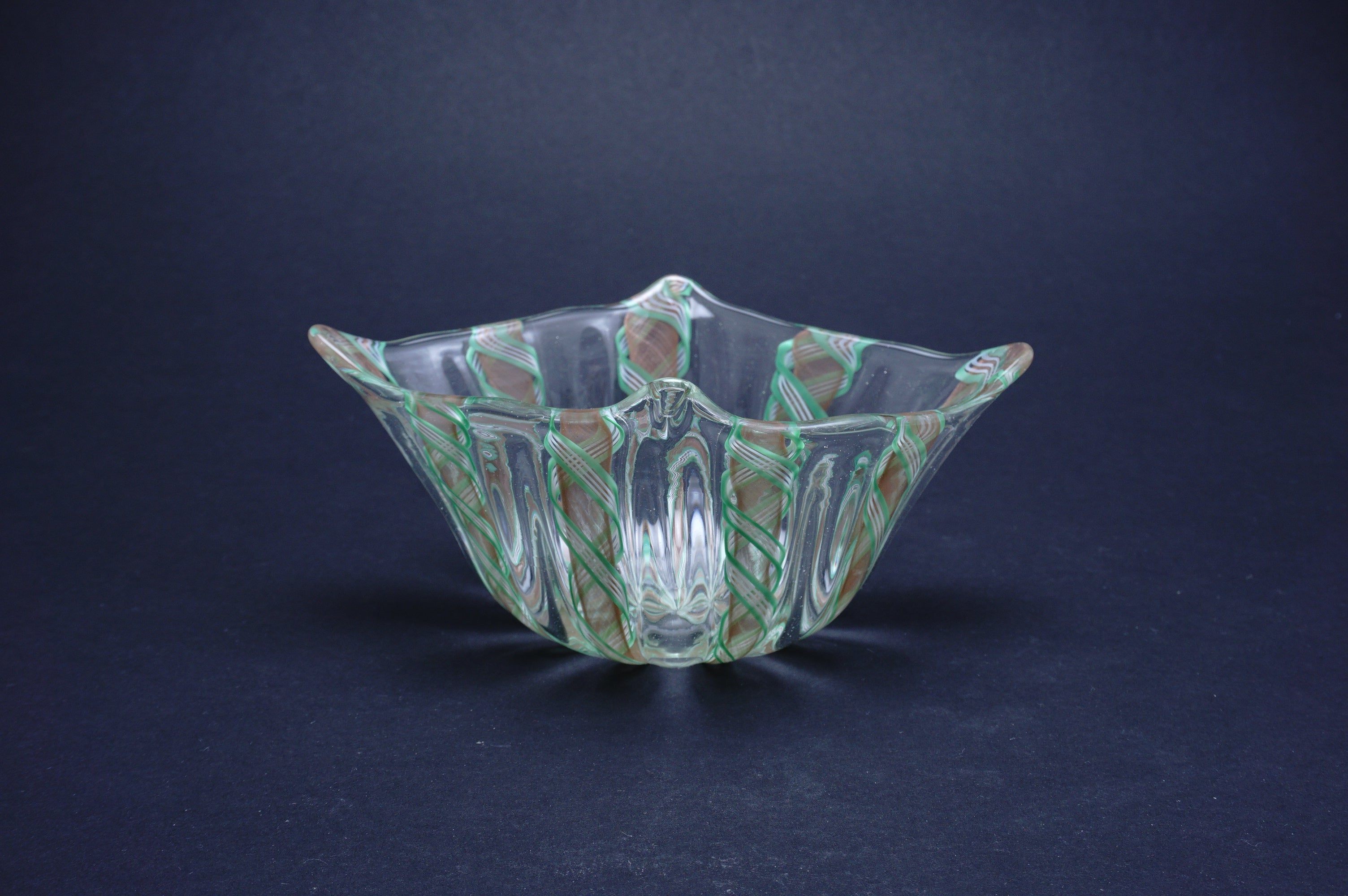 ムラーノ/ベネチアングラス/金彩/大型 フィギュリン/2体 ムラーノ