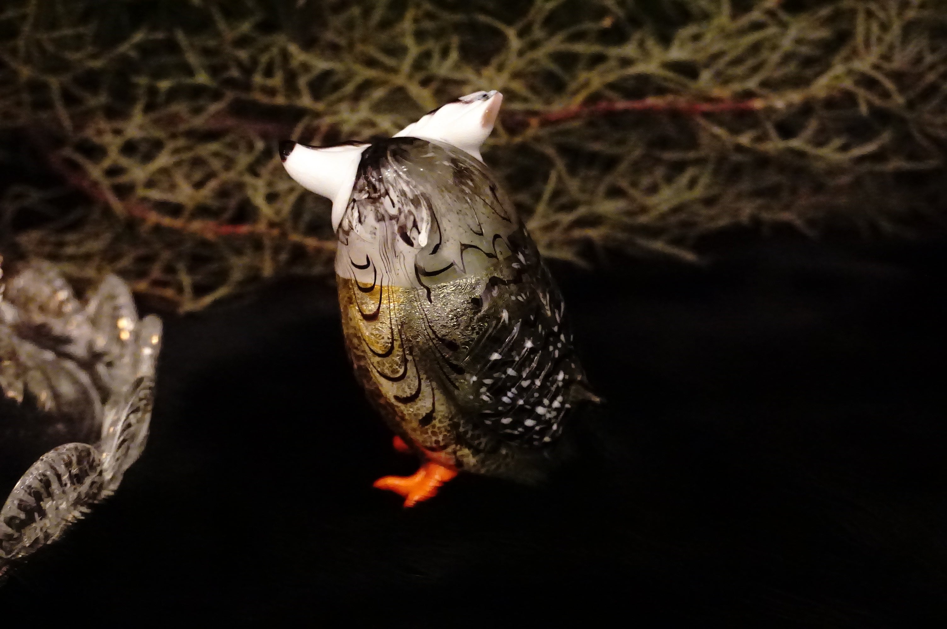 ムラーノガラス（ベネチアングラス）〈オブジェ／置物〉ふくろう（大