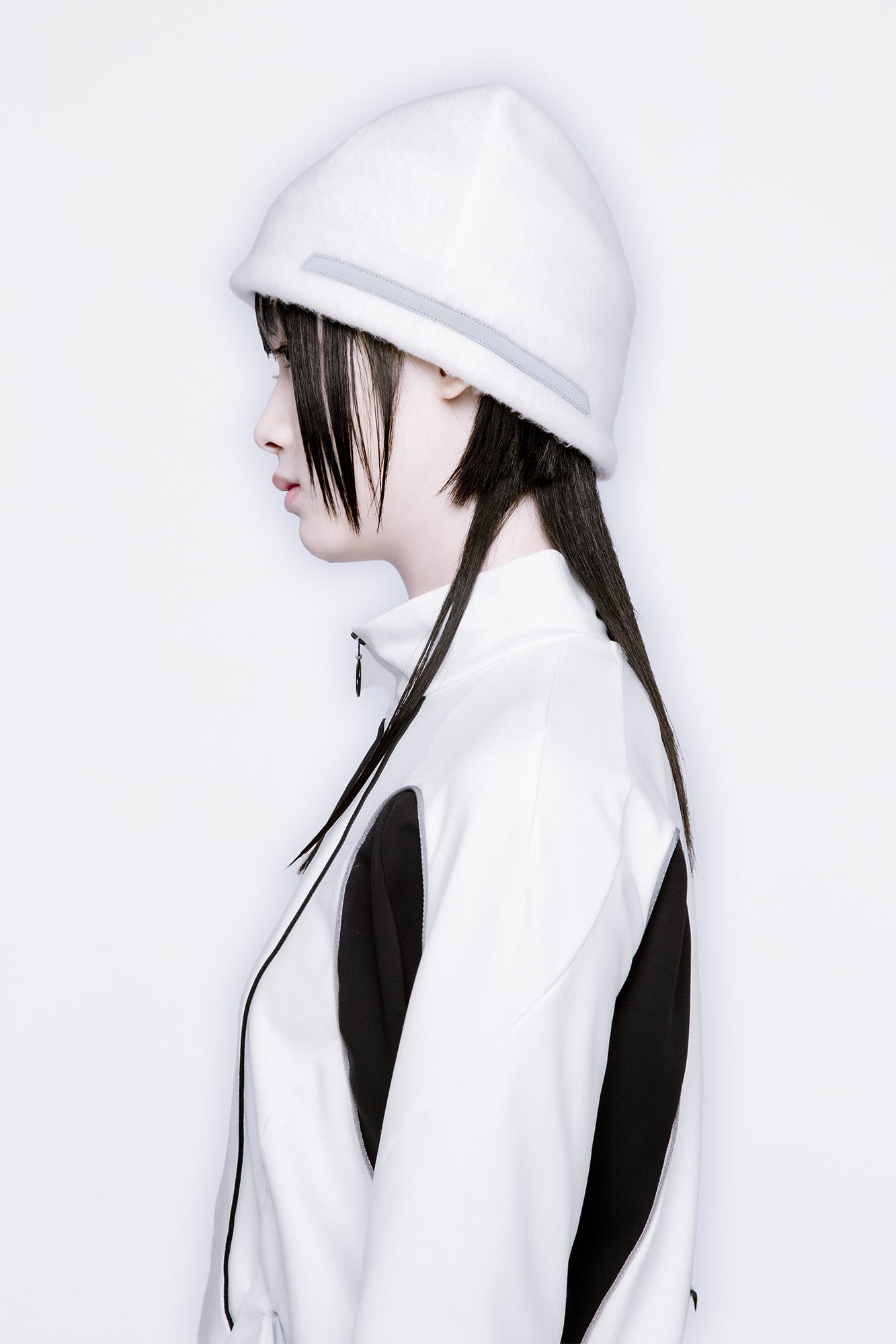 chloma リフレクファーリーキャップ ホワイト