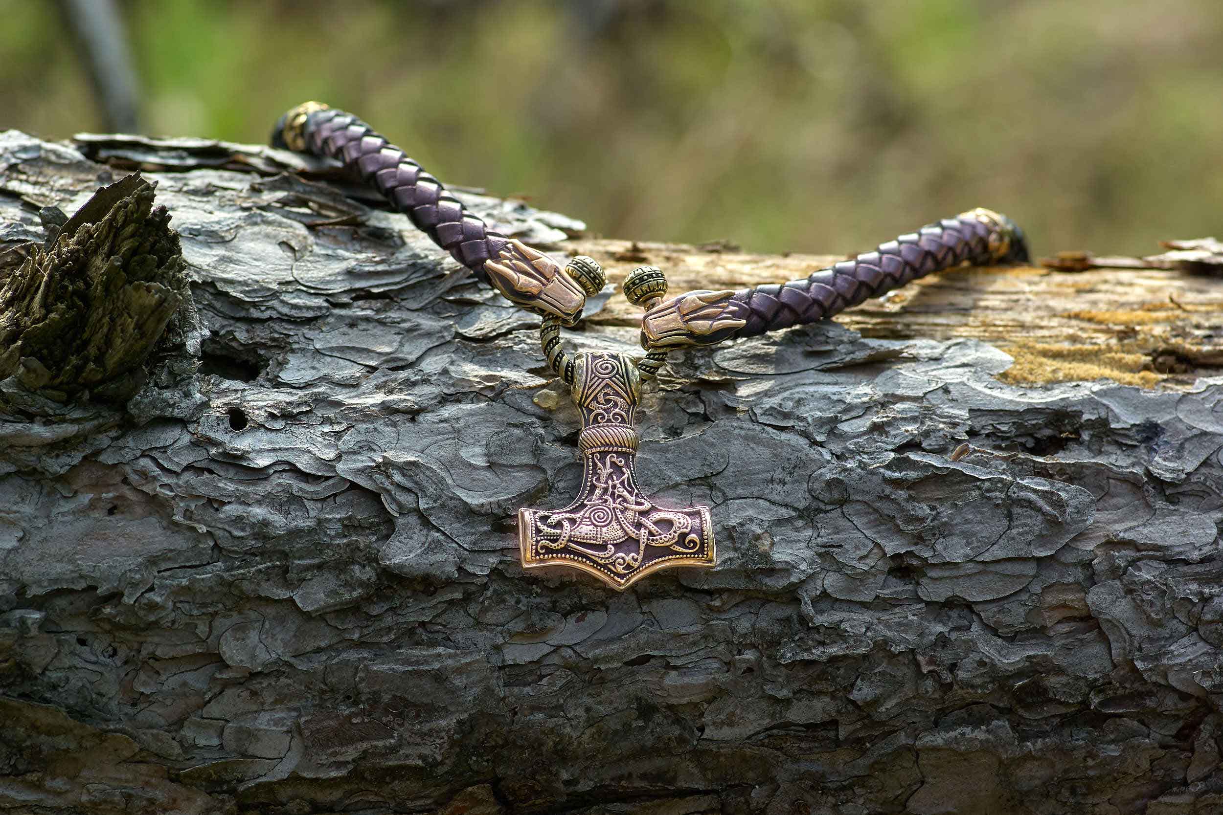 Thor's Hammer : MJOLNIR - Mammen Style #3 :: Luxury Leather