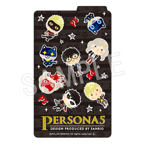 未開封】ペルソナ5 Sanrio クリアファイル (総柄系) 中外鉱業 未開封