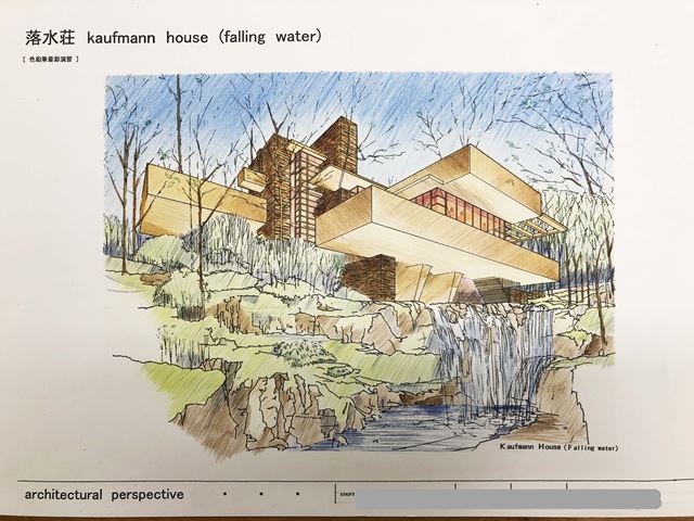 建築家リカルド・ポロ ペン画 建築家リカルド・ポロ ペン画 建築家