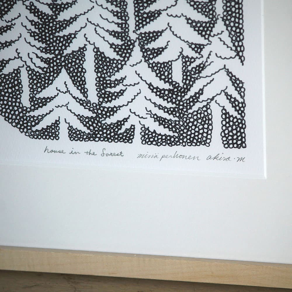 皆川 明｜ポスター AKIRA MINAGAWA ART COLLECTION POSTER 2024「HOUSE