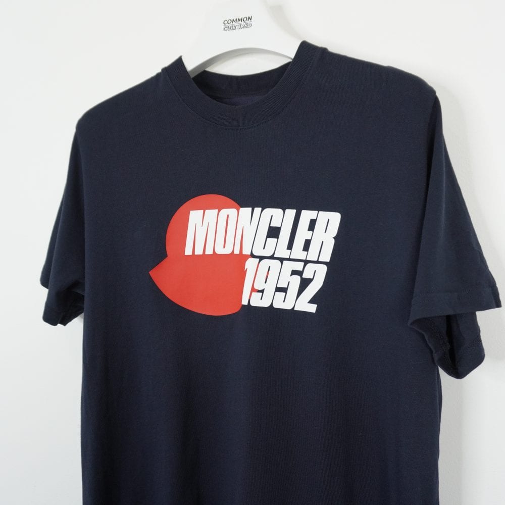 Moncler Navy 1952 Printed T-Shirt | Common Cultured