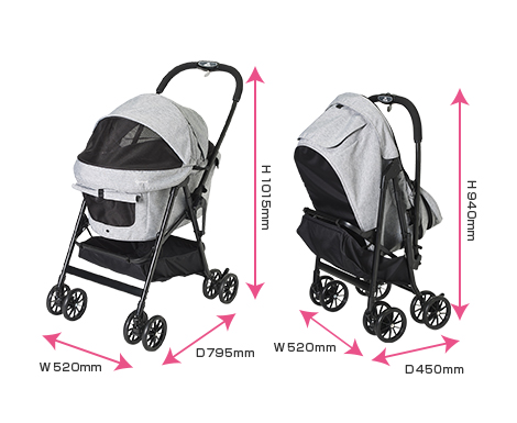 ペットカート｜ミリクランライト｜コムペット（compet）