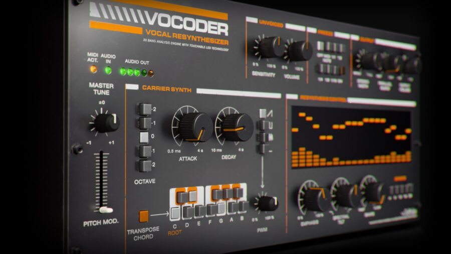 ヴィンテージボコーダーの質感を忠実に再現した、Softube「Vocoder
