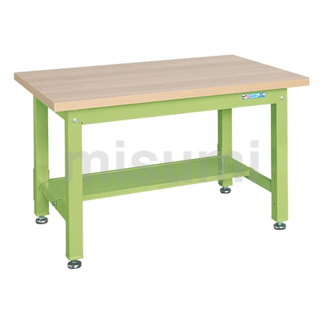 作業台 KWタイプ 中板1枚付 間口1200・1500・1800mm | サカエ | MISUMI