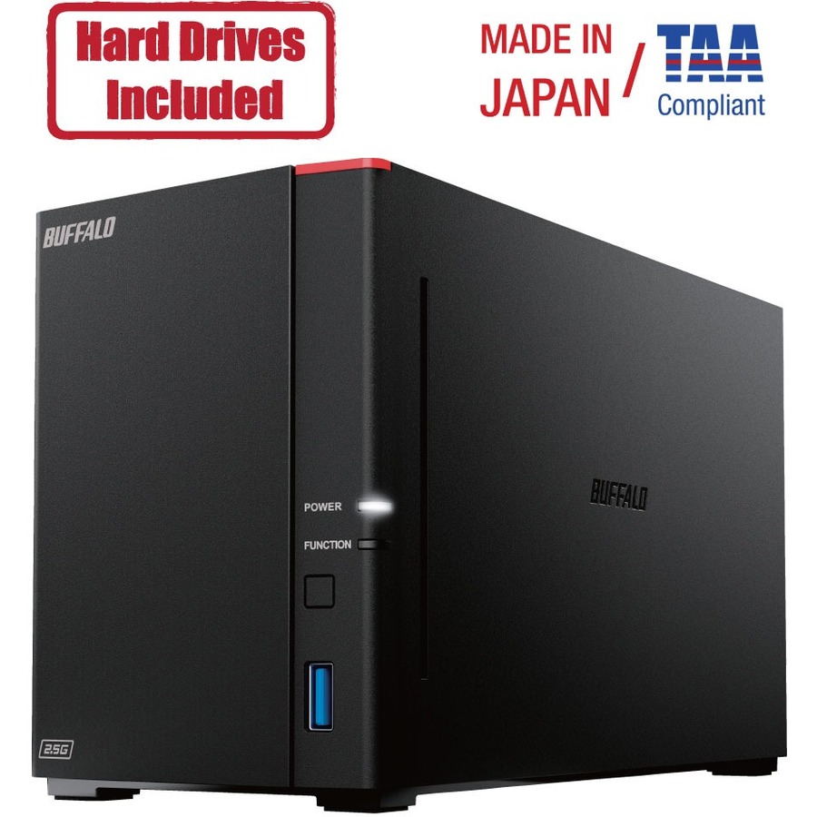 BUFFALO LinkStation 720 2-Bay Professional Network Storage 8TB