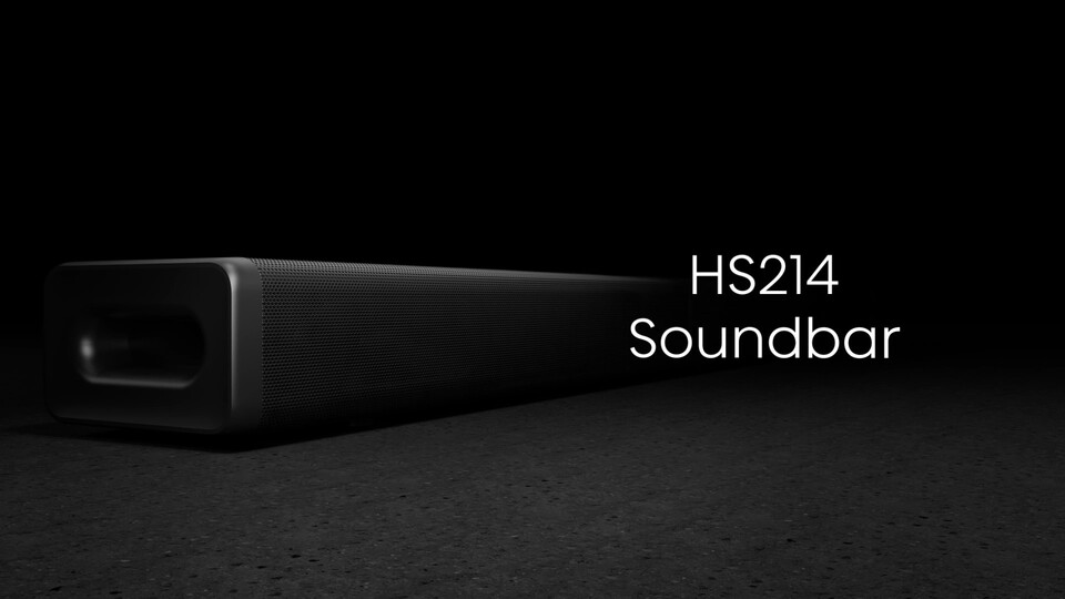Hisense HS214 2.1 Sound Bar - Compact Home Theater System with