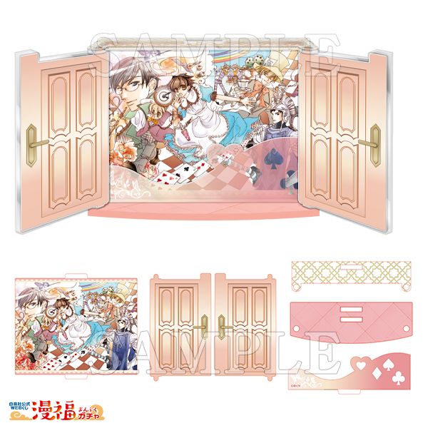 桜蘭高校ホスト部 漫福ガチャ くじ 環、鏡夜、双子、ハルヒ 桜蘭高校ホスト