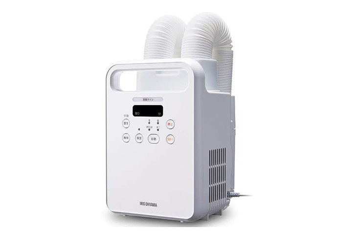 アイリスオーヤマ ふとん乾燥機 カラリエ ツインノズル KFK-202C-W