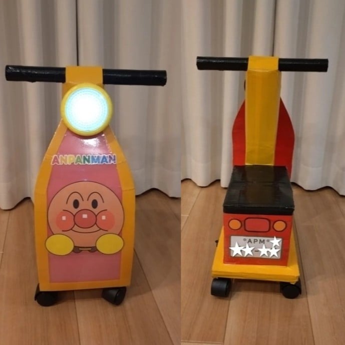 画像・写真 | 「ママが作ってくれた！」牛乳パック製“アンパンマン