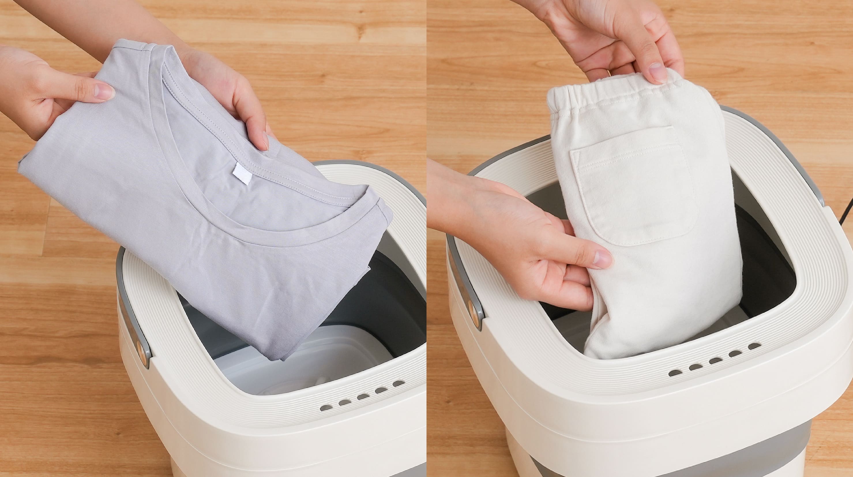 再入荷◇ミニ洗濯機&ポータブル乾燥機 | 3COINS(スリーコインズ)の