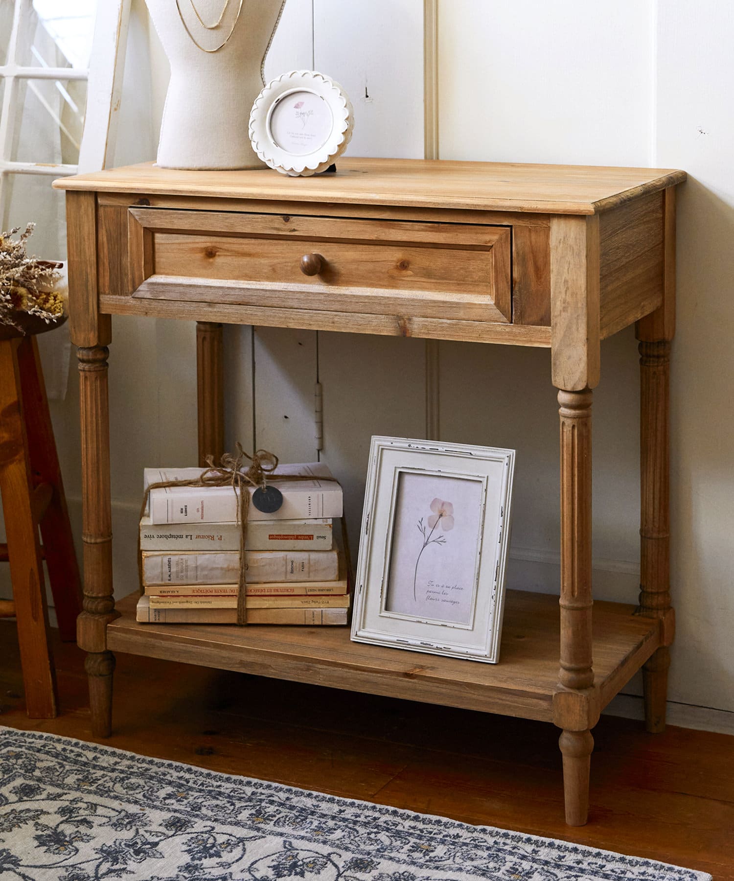 WEB限定商品》コンソールテーブル／ナチュラルフレンチアンティーク