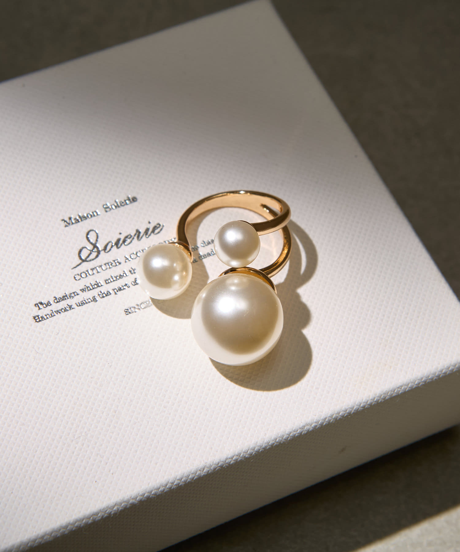 値下げ cocoR ico パールリング 9号 値下げ cocoR ico パールリング 9