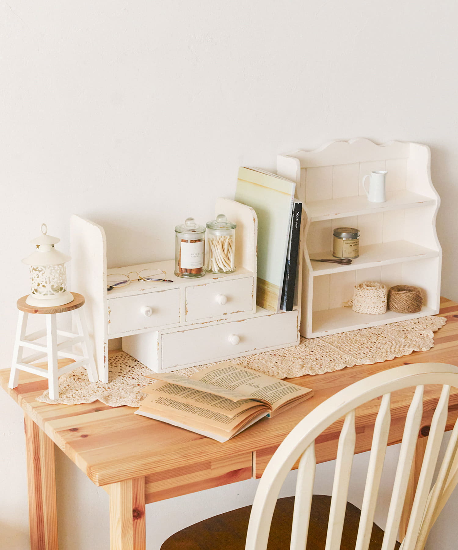 WEB限定3段シェルフ／フレンチカントリー | salut!(サリュ)ライフ