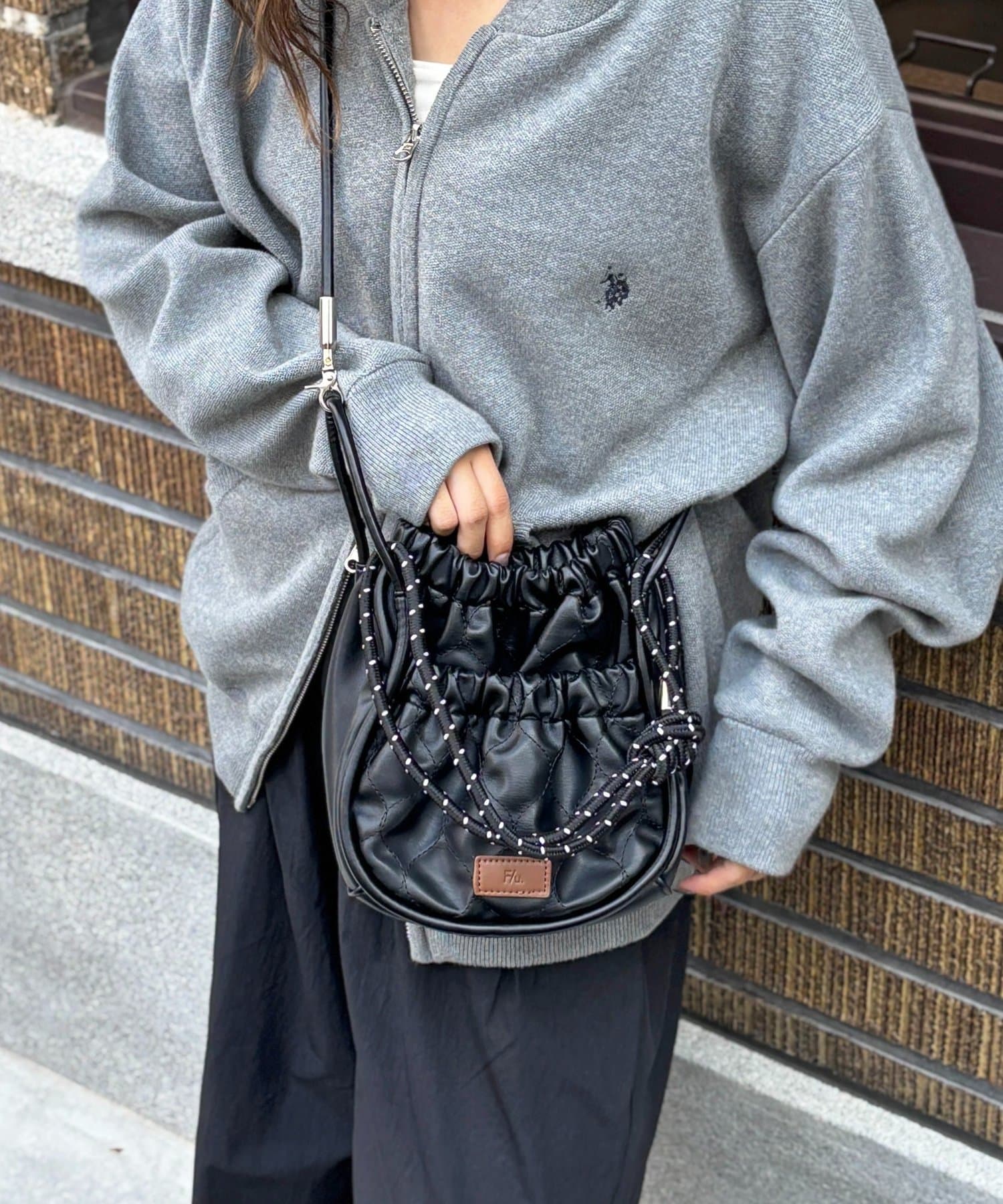 FUKA's企画】PUパラコードギャザーミニショルダーバッグ | CPCM