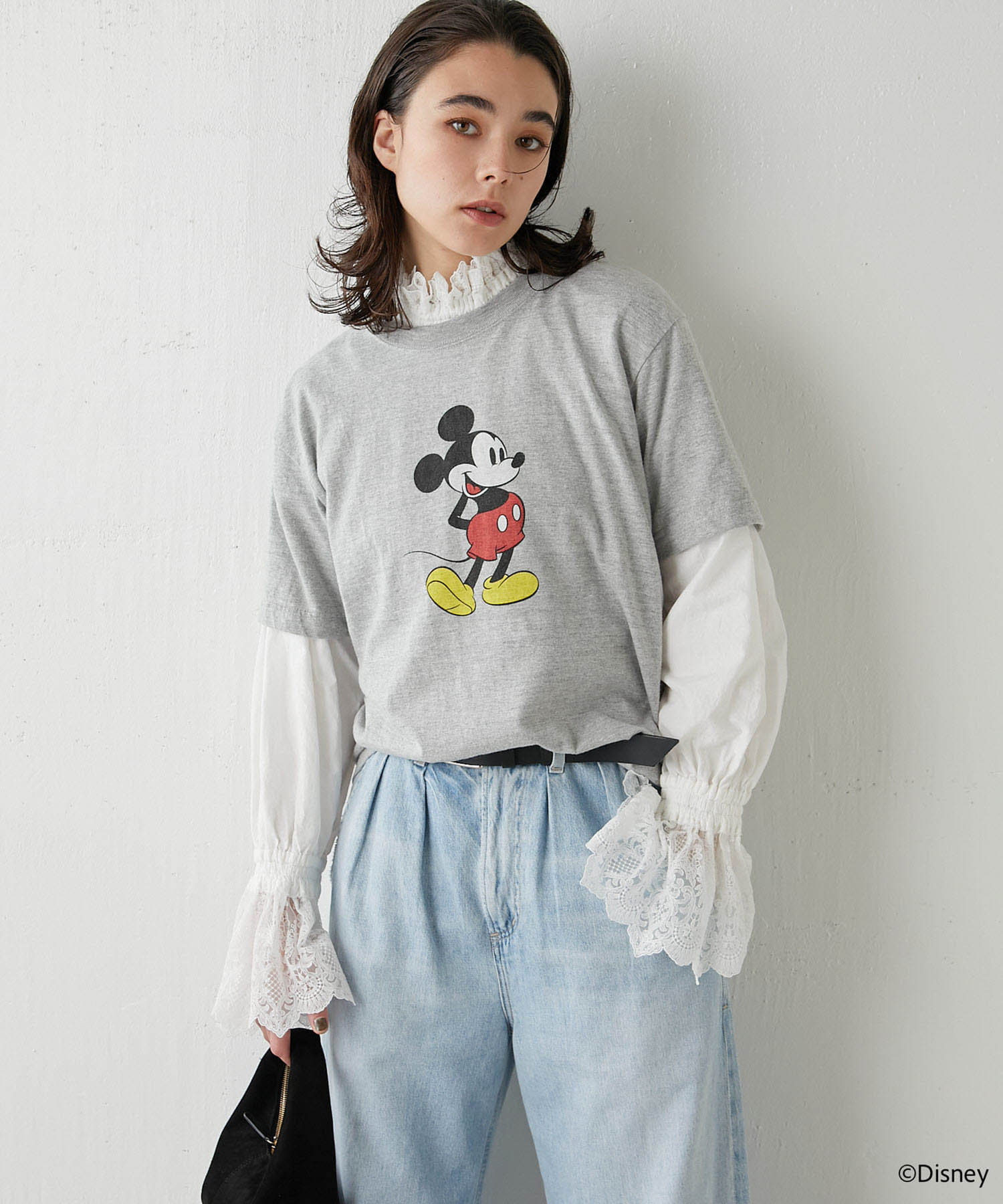 ミッキーマウス】Tシャツ | Whim Gazette(ウィム ガゼット)レディース