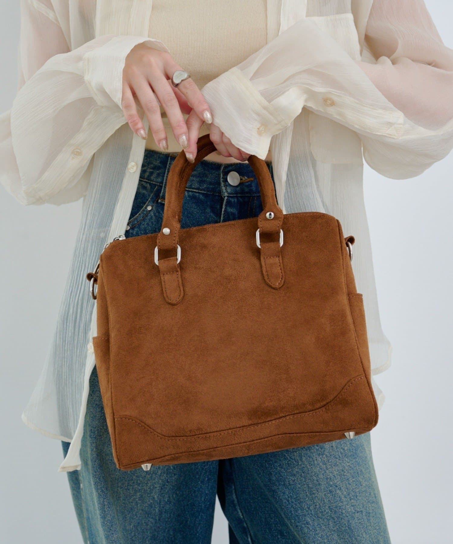 サントリー角瓶オリジナル吉田カバン 「ココロカバン」牛革ボストン