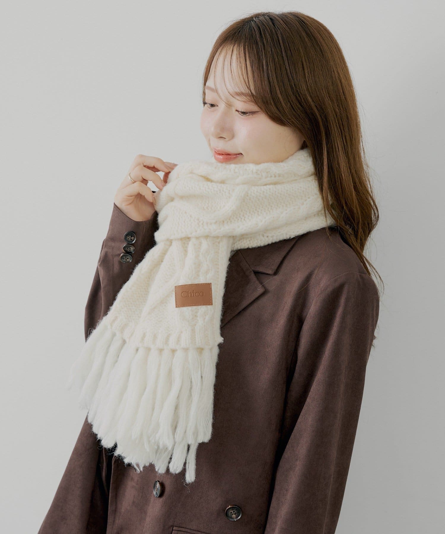 ケーブルニットマフラー | Chico(チコ)レディース | PAL CLOSET(パル