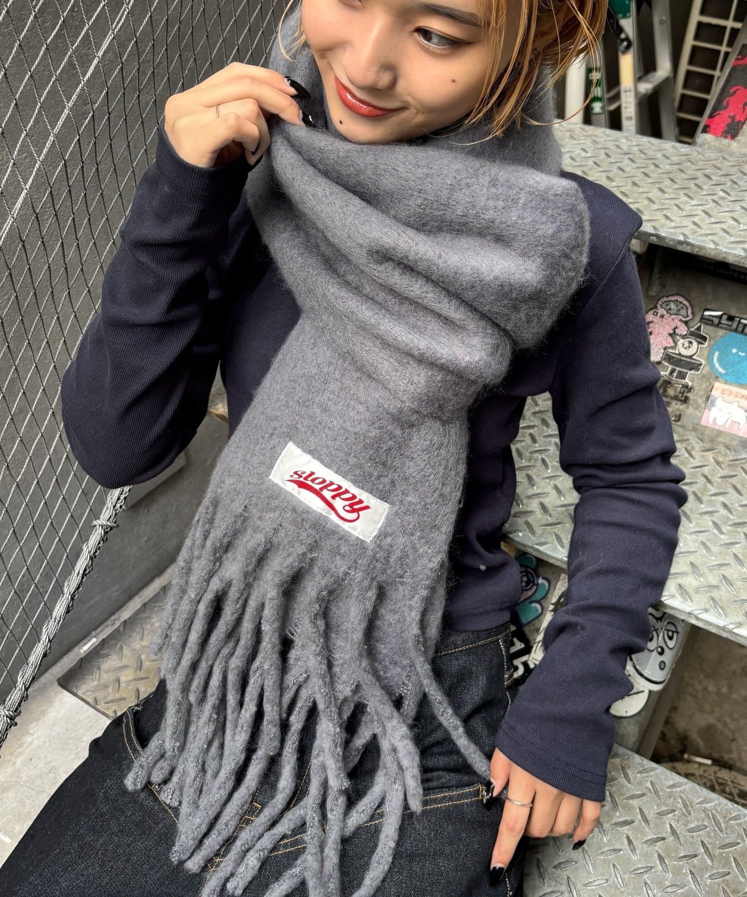 人気作家 ibohashi みみマフラー 人気作家 ibohashi みみマフラー