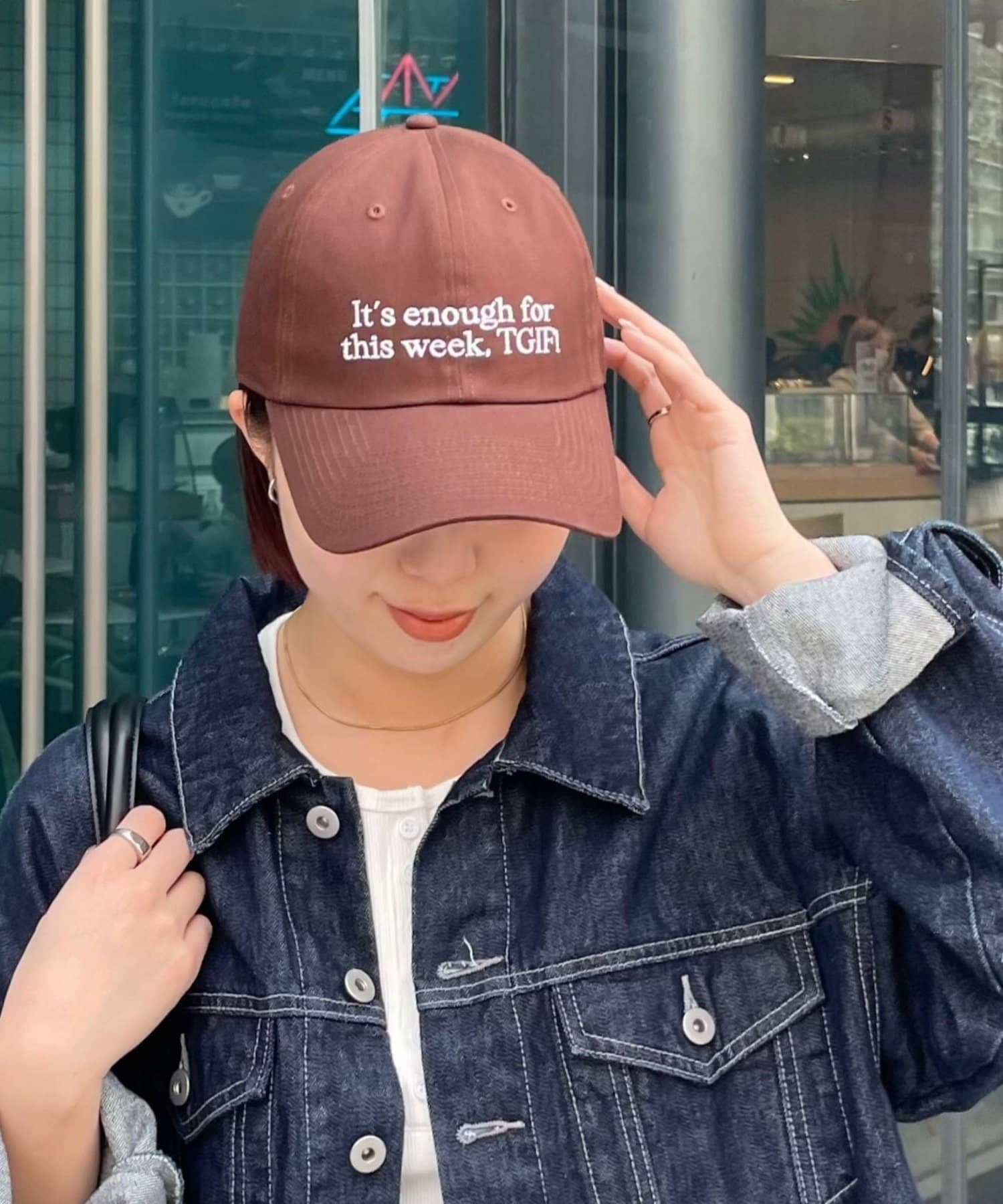 メッセージ刺繍キャップ | COLONY 2139(コロニー トゥーワン