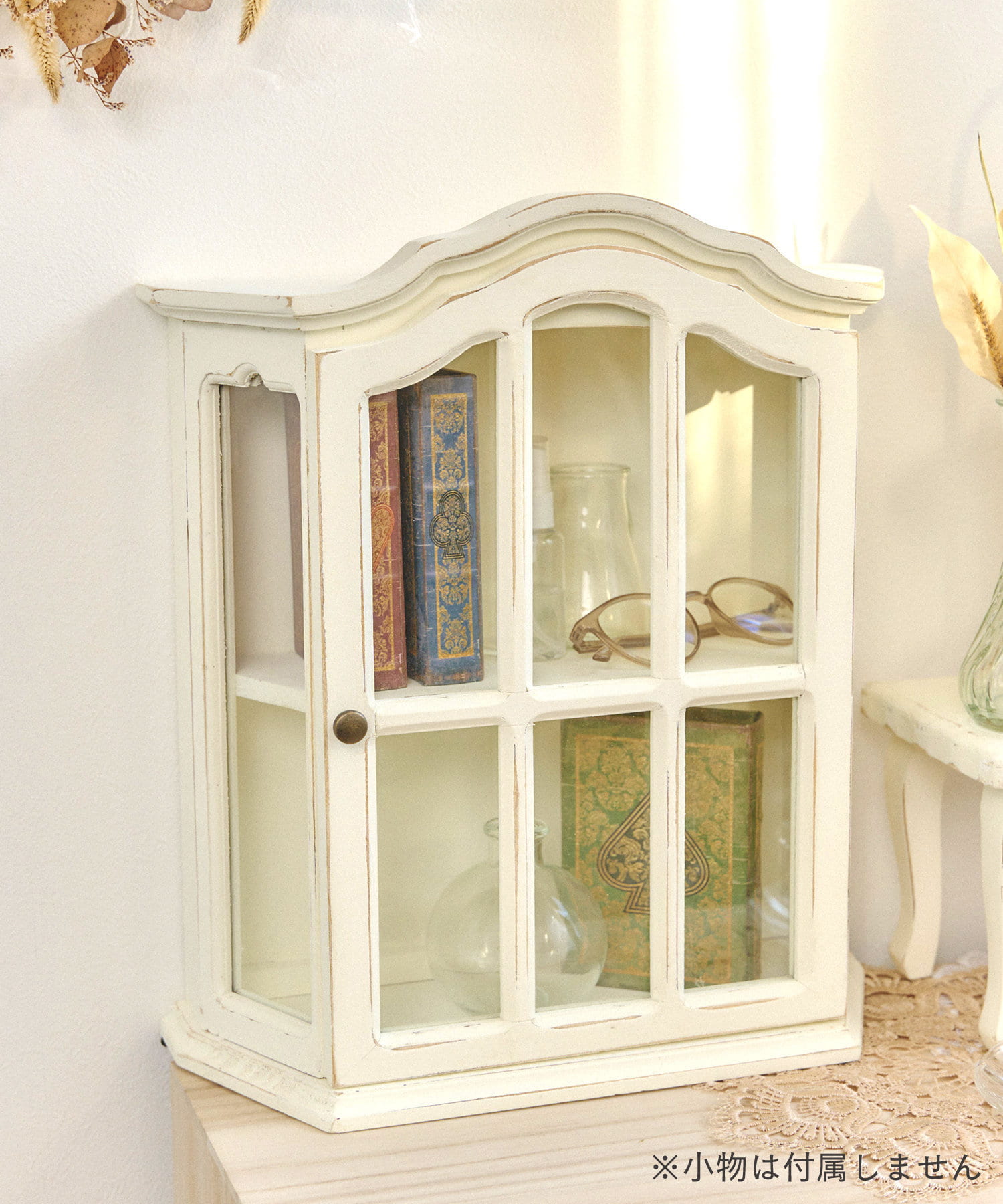 WEB限定商品》アンティークコレクションキャビネット／不思議の国の
