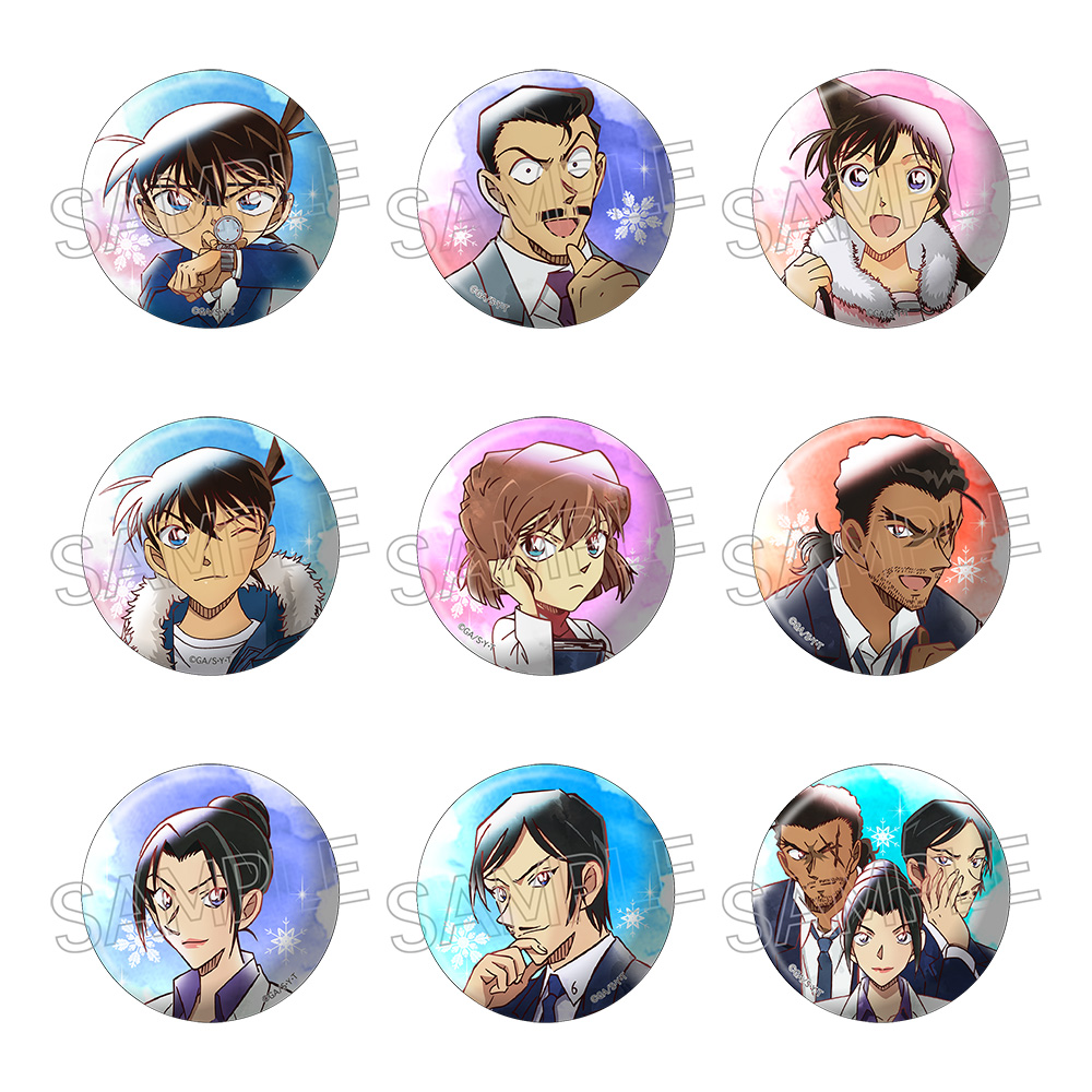 名探偵コナン 純黒の悪夢 缶バッジ 赤井秀一 2点セット 名探偵コナン