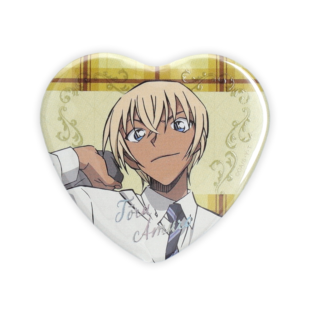 名探偵コナンプラザ ジュエリーハート缶バッジ 安室透