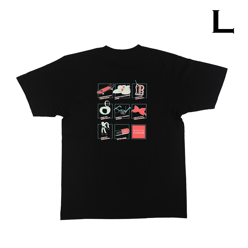 名探偵コナンプラザ Tシャツ モチーフ コナン ブラック L