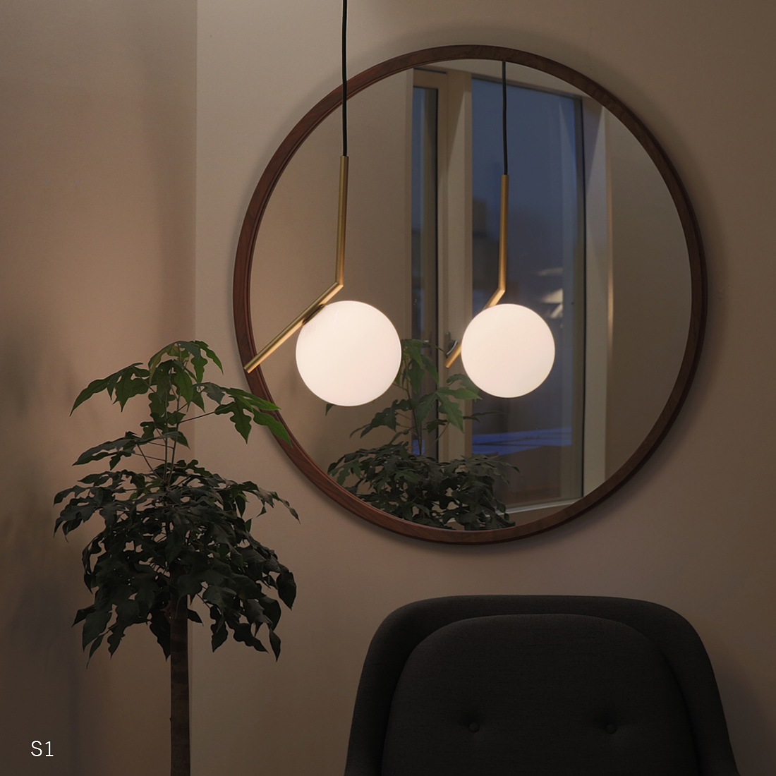 t*n様 FLOS IC Lights S2 シルバー ペンダントライト ルイス t*n様