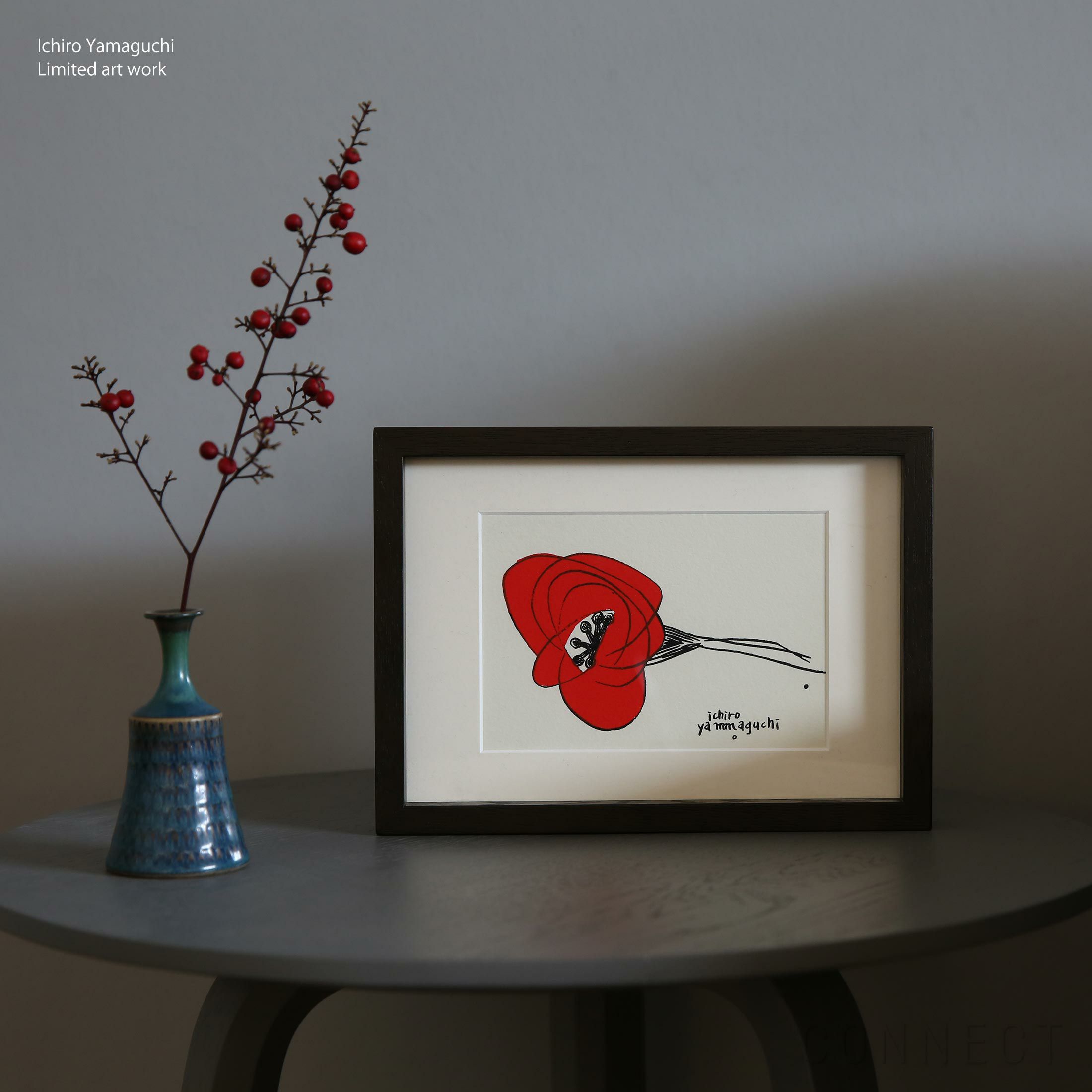 山口一郎 巳年 ヘビ ポストカード 原画 山口一郎 巳年 ヘビ ポスト