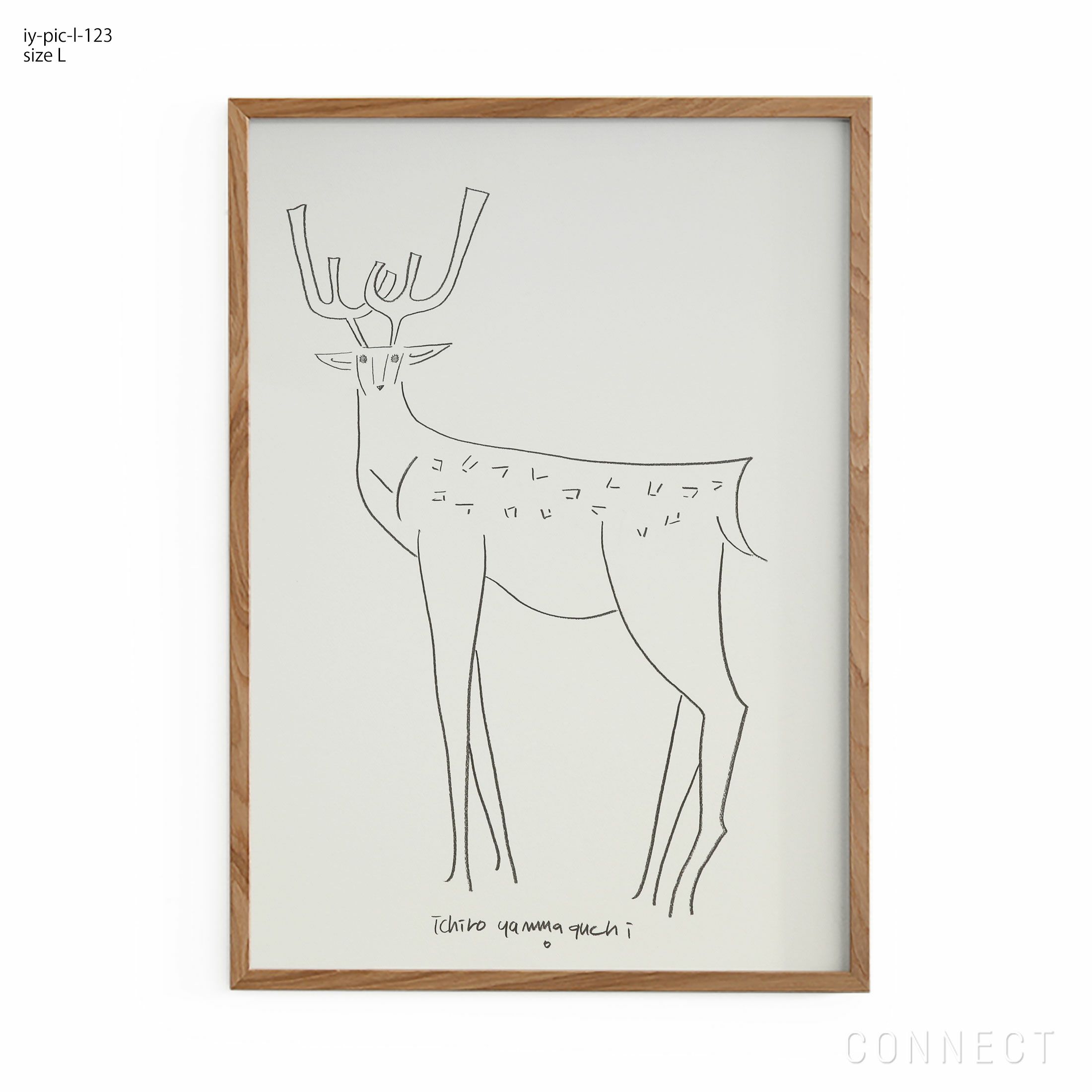 原画・額装】山口一郎 直筆原画 猫 IDEE購入 - メルカリ 【原画・額装