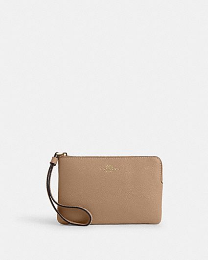 公式】コーチアウトレット | コーナー ジップ リストレット