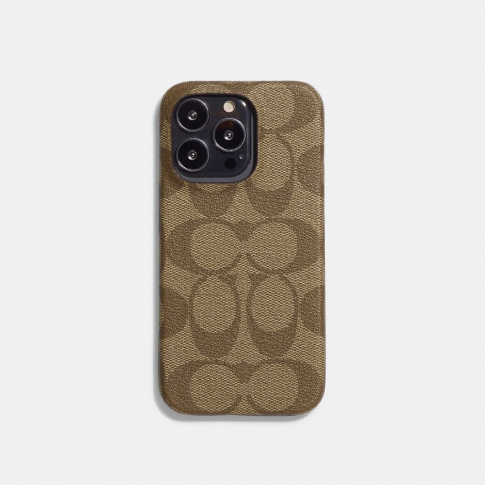 COACH® CH | Iphone 14 Pro Case In Signature Canvas
