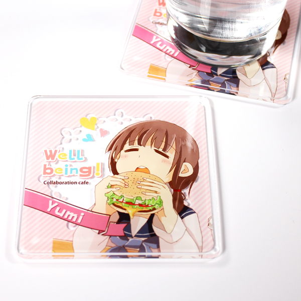 アクリルコースター四角1個から | コースターの達人