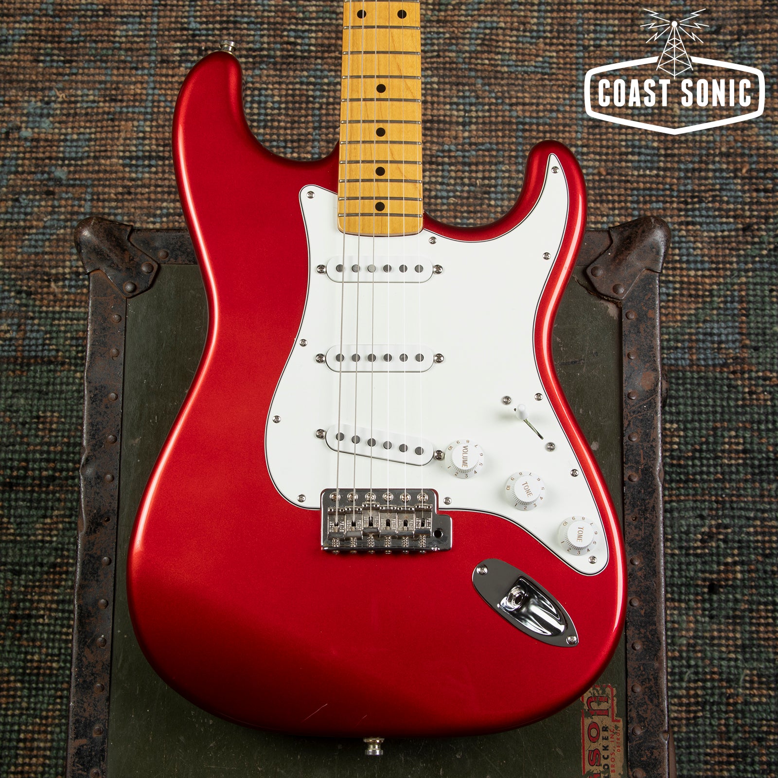 1997 Fender '54 Stratocaster Reissue ST54-DEX2 Made in Japan -Candy Ap