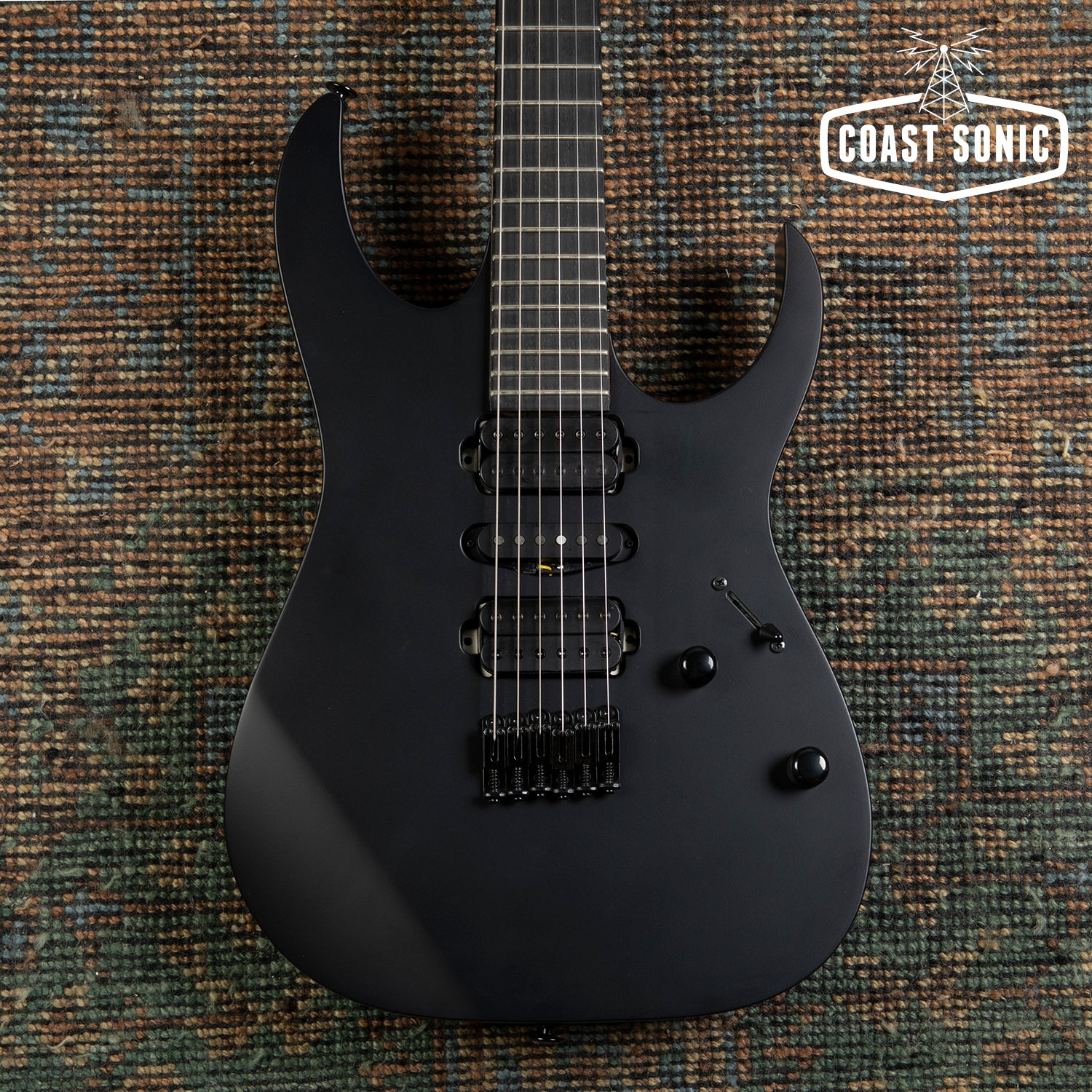 2025 Ibanez RG6HSHFX-BKF J-Line Made in Japan, Flat Black, near mint
