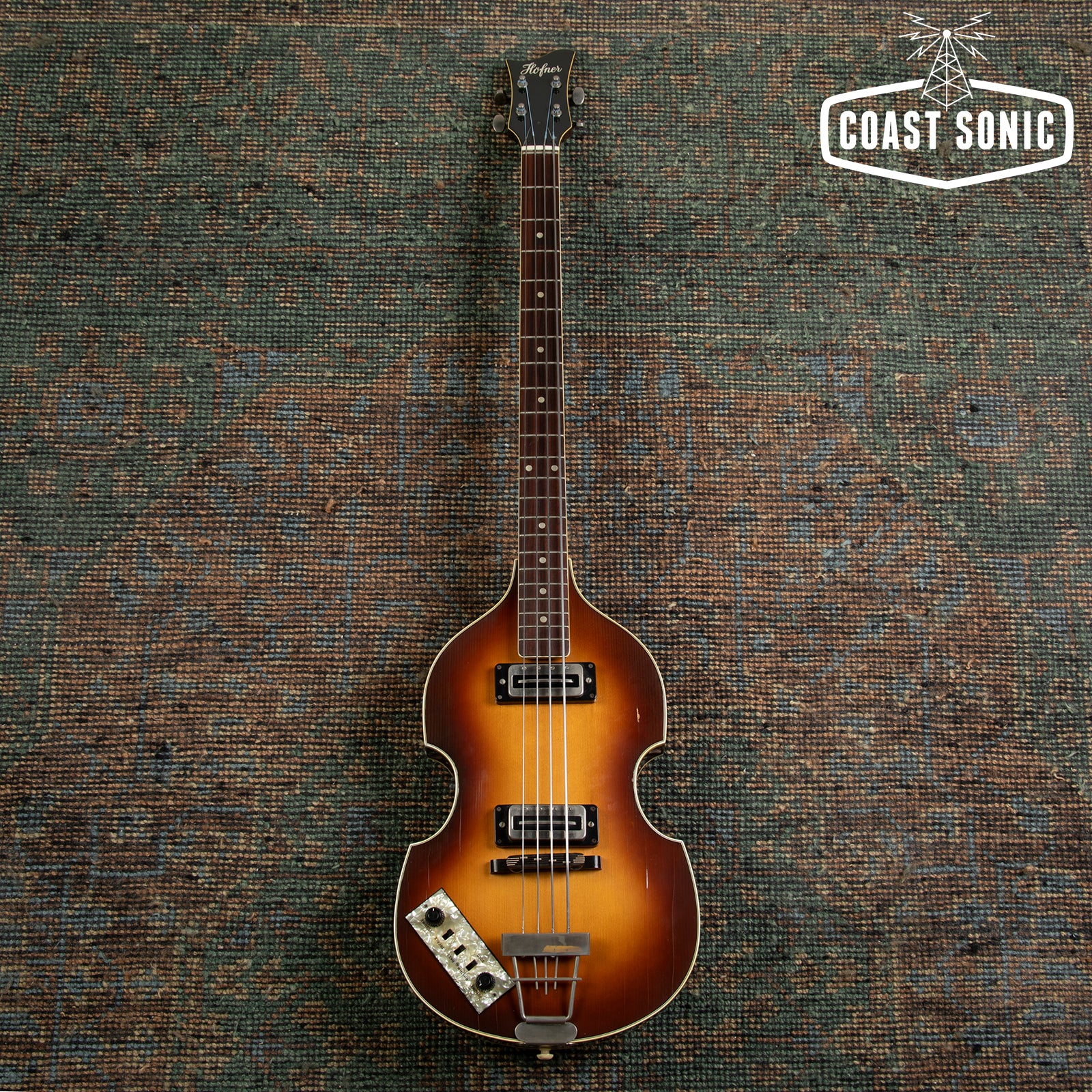 1976 Hofner 500/1 Violin Bass Left Handed Made in Germany Beatle Bass