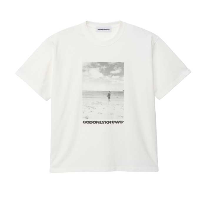 GOD ONLY KNOWS FRAGMENT Tシャツ 白 GOD ONLY KNOWS FRAGMENT Tシャツ
