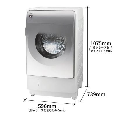 シャープ公式通販】 【右開きタイプ】プラズマクラスタードラム式洗濯