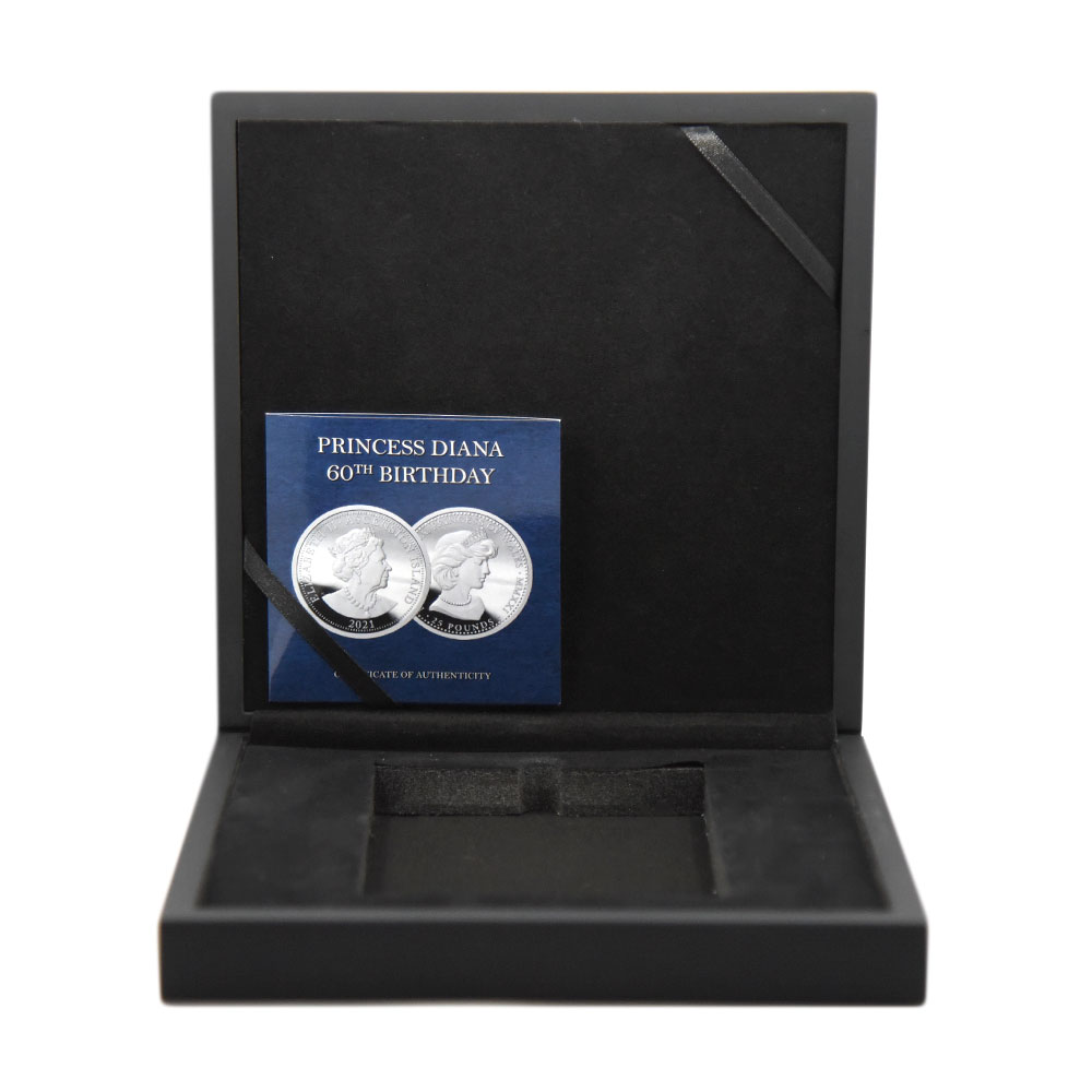 2021年 アセンション島 ダイアナ妃生誕60周年記念 25ポンド 5oz 銀貨