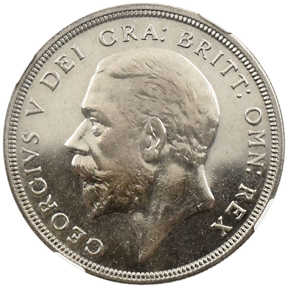 イギリス 1932 ジョージ5世 クラウン 銀貨 NGC MS62 6769379003