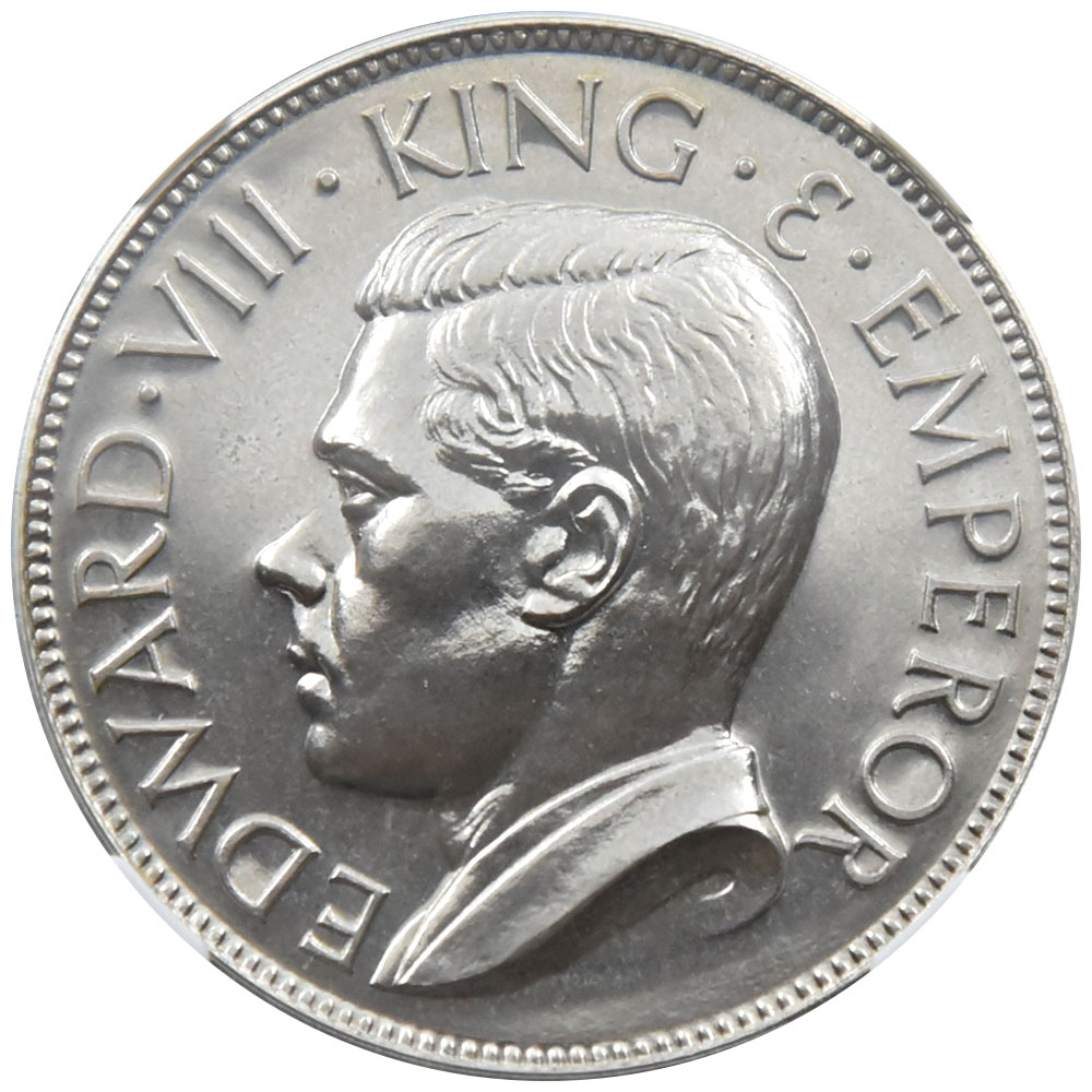1936年 エドワード8世 5K銀貨 カッチ