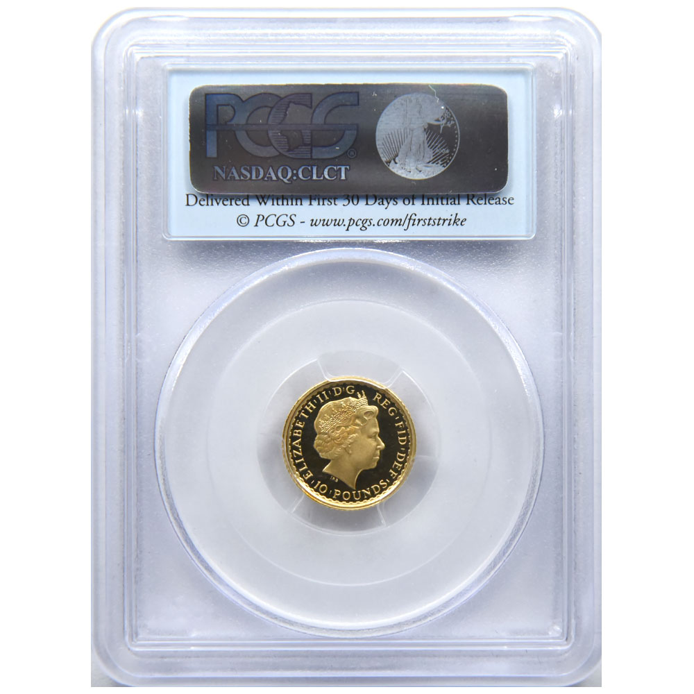 イギリス 2012 エリザベス2世 10ポンド 金貨 PCGS PR70DCAM