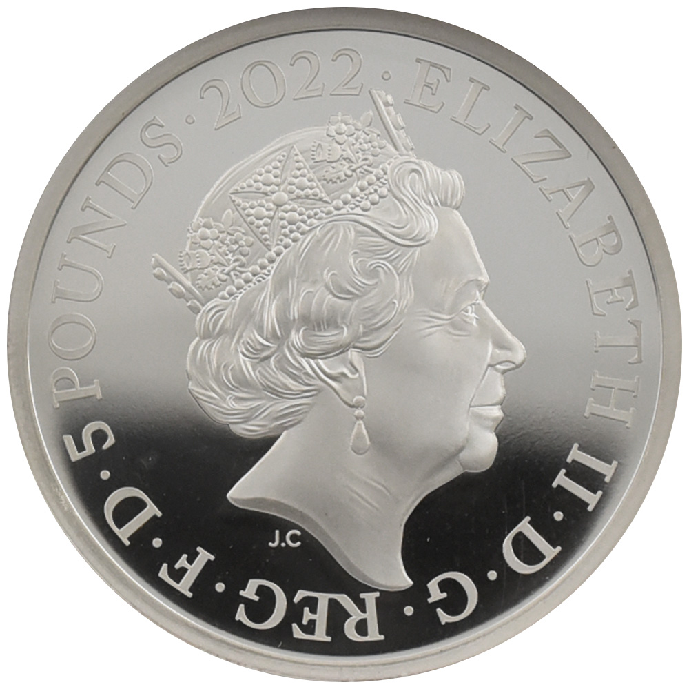 PFUC69】エリザベス女王陛下の戴冠60周年記念5ポンドプルーフ金貨